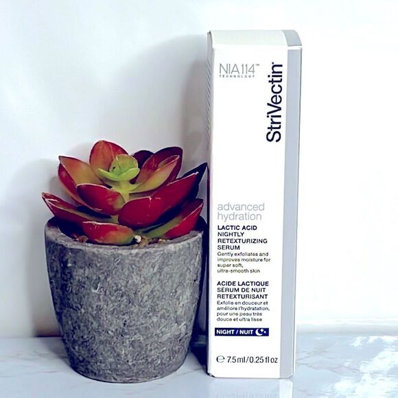 $15🌟 StriVectin Advanced Hydration Lactic Acid Nightly Retexturizing Serum - Picture 2 of 3
